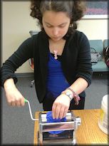 Flattening the Clay in Pasta Machine